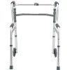2 Wheel Aluminium Walker with Curved Handles - Image 3