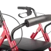 4 Wheel Rollator with Basket and Footrest - Large Wheels - Image 6