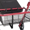 4 Wheel Rollator with Basket and Footrest - Large Wheels - Image 5