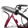 4 Wheel Rollator with Basket and Footrest - Large Wheels - Image 4