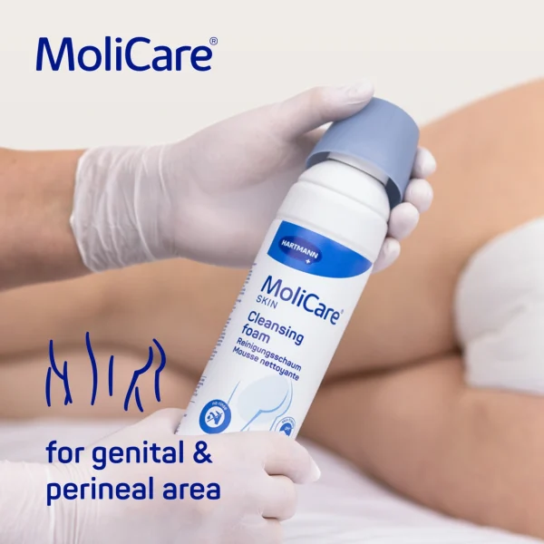 Molicare Skin Cleansing Foam - 400ml Bottle - Image 2